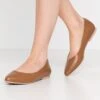 Anna Field Leather - Ballerina'S - Cognac