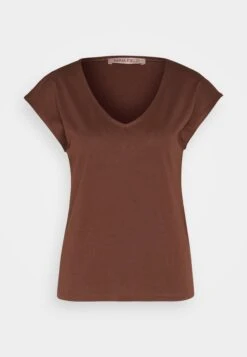 Anna Field T-Shirt Basic - Dark Brown -Anna Field f3a501a2e06c428d849529e25d7512d9
