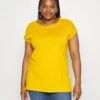 Long- T-Shirt Basic - Dark Yellow