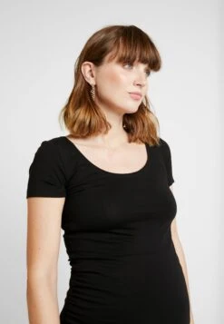 2 Pack - T-Shirt Basic - Dark Gray/Black -Anna Field fd84b13dce5a4b8e90979573bd4821fa