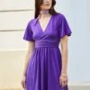 Anna Field Jerseyjurk - Purple